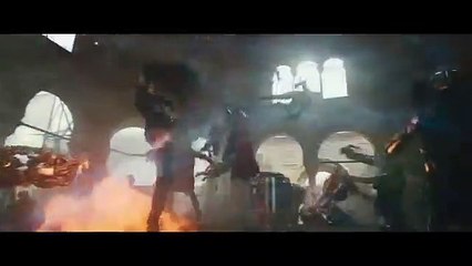 Avengers vs Ultron - Battle of Sokovia - Avengers Age of Ultron (2015) Movie CLIP HD