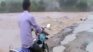 Horrible Rain river in Rajasthan