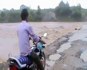 Horrible Rain river in Rajasthan