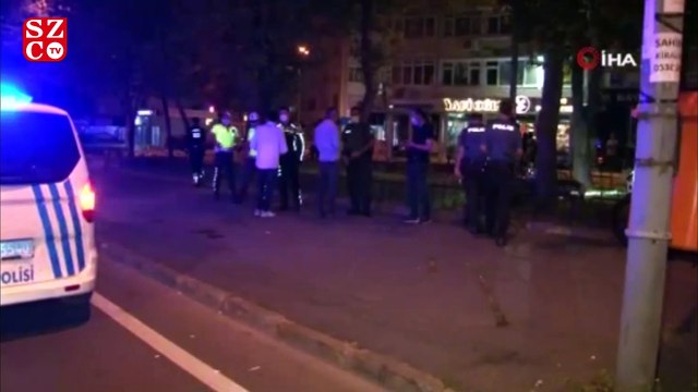 Polisin 'dur' ihtarına uymayan silahlı motosikletli kaçarken kaza yaptı