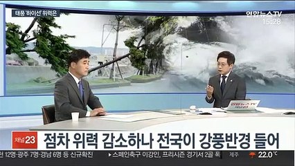 [뉴스초점] 태풍 '하이선' 영향으로 최대 400㎜ 물폭탄