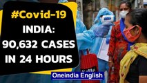 Covid-19: India reports 90,632 Coronavirus cases in 24 hours, tally soars past 41 Lakh|Oneindia News