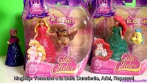 CASA de Muñecas Princesas Disney MagiClip Glitter Glider Slide Juguetes en Español