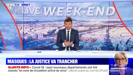 Covid : 7 nouveaux départements en rouge - 06/09