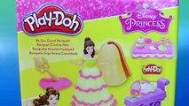 Play Doh Be Our Guest Banquet Princess Belle ❤ NEW Dough from Beauty and the Beast 2017 Anna Elsa