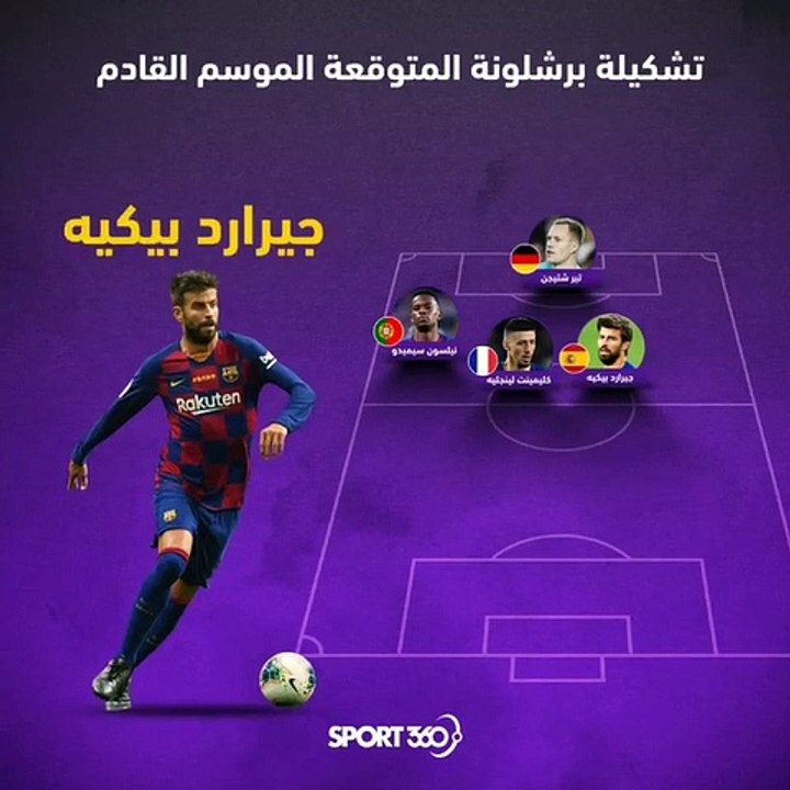 تشكيلة برشلونة المتوقعة الموسم القادم