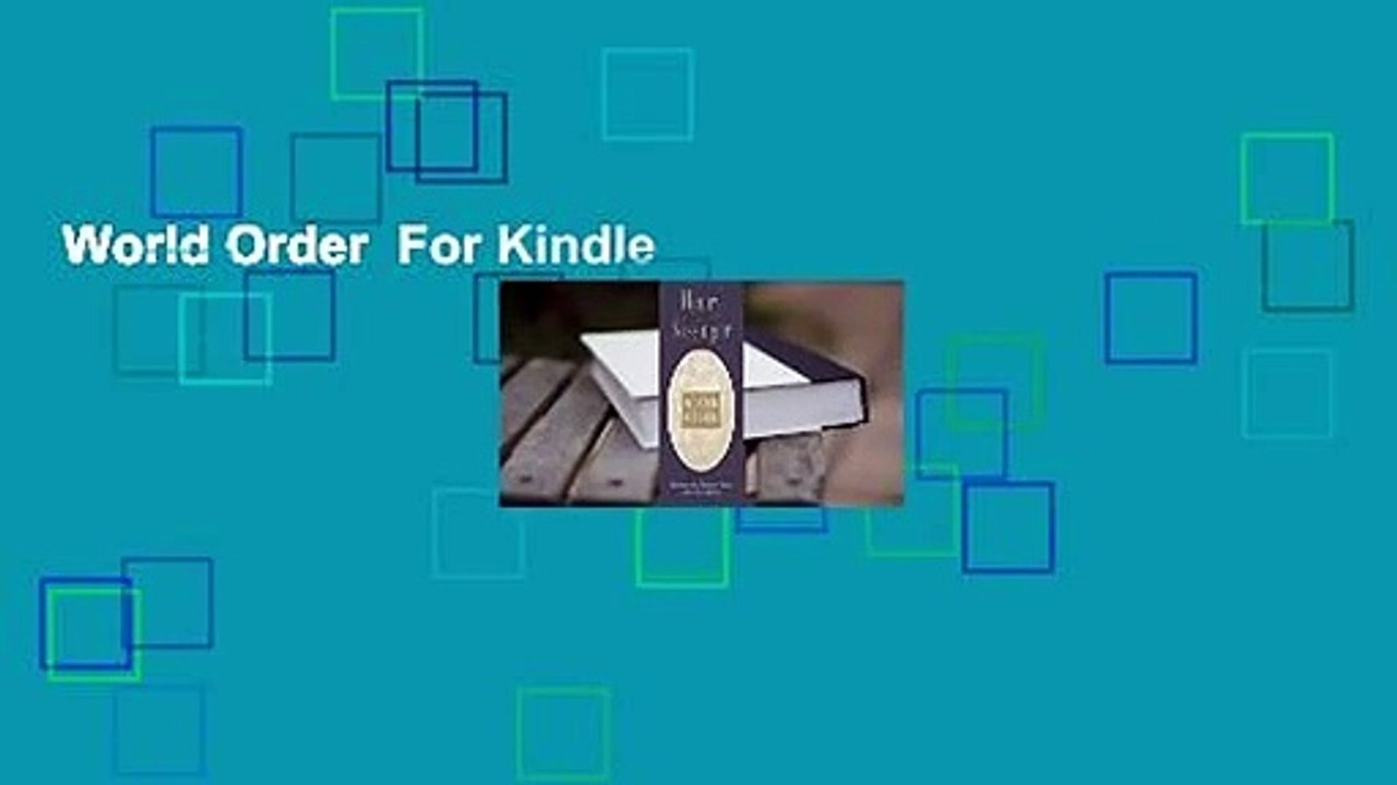 World Order  For Kindle