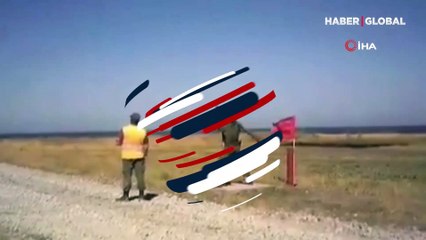 Roket askerin omzunda saniye saniye böyle patladı