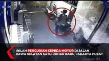 Aksi Maling Motor Terekam CCTV