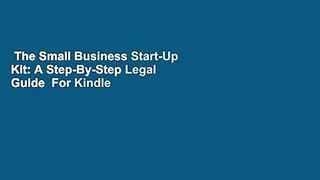 The Small Business Start-Up Kit: A Step-By-Step Legal Guide  For Kindle