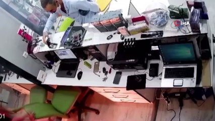 Telefonun bataryası böyle patladı