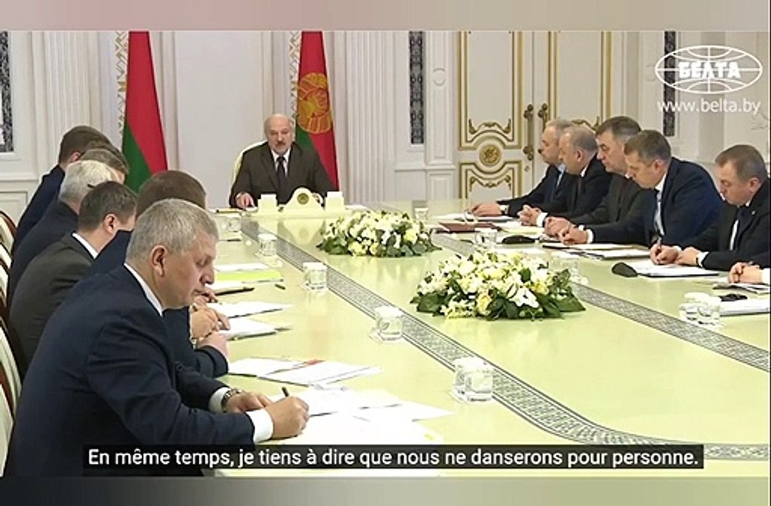 ✔️ Alexandre Loukachenko dénonce le chantage du F.M.I pour instaurer la dictature sanitaire en Biélorussie