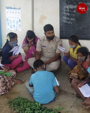 The Bengaluru cop who teaches children of migrant workers before reporting for duty #TNMGoodNews