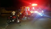 Batida entre motos deixa jovem ferido no Bairro São Cristóvão