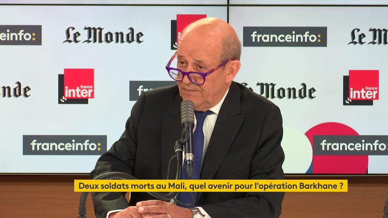 Jean-Yves Le Drian : "Nous formons les armées des cinq pays du G5 Sahel pour qu'ils assurent eux-mêmes leur propre sécurité à l'avenir. Près de 5 000 hommes aguerris mènent combat avec nous en ce moment même"