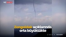 Zonguldak'ta denizde hortum oluştu