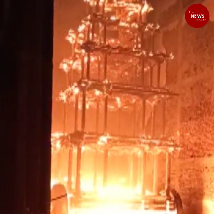 Andhra temple chariot in use for 60 years damaged in fire, probe initiated