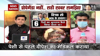 NCB की रिया चक्रवर्ती से पूछताछ, ड्रग्स कनेक्शन पर कड़े सवाल