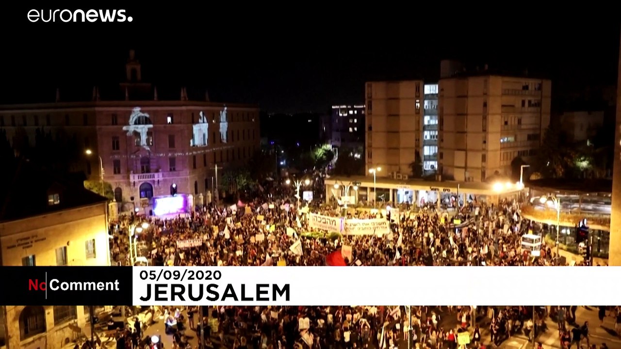 Festnahmen bei Demonstration gegen Netanjahu in Jerusalem