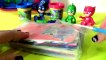 Disney PJ Masks Softee Dough Backpack Stamper with Crayons Markers Stamps Cra-Z-Art Play-Doh Funtoys