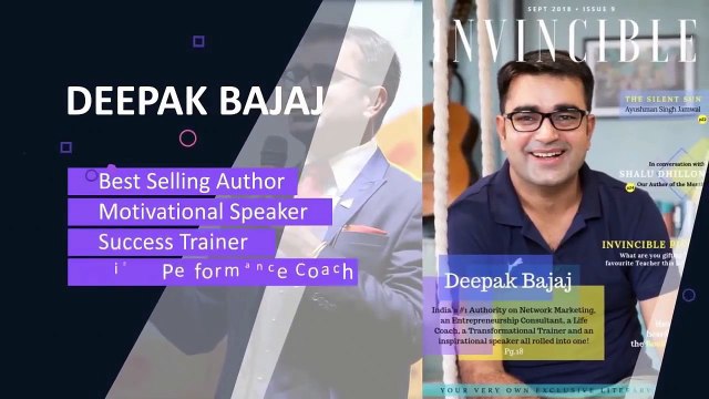 NETWORK MARKETING में सही लोगों का चुनाव जरूरी - How To Choose Right People For MLM - Deepak Bajaj
