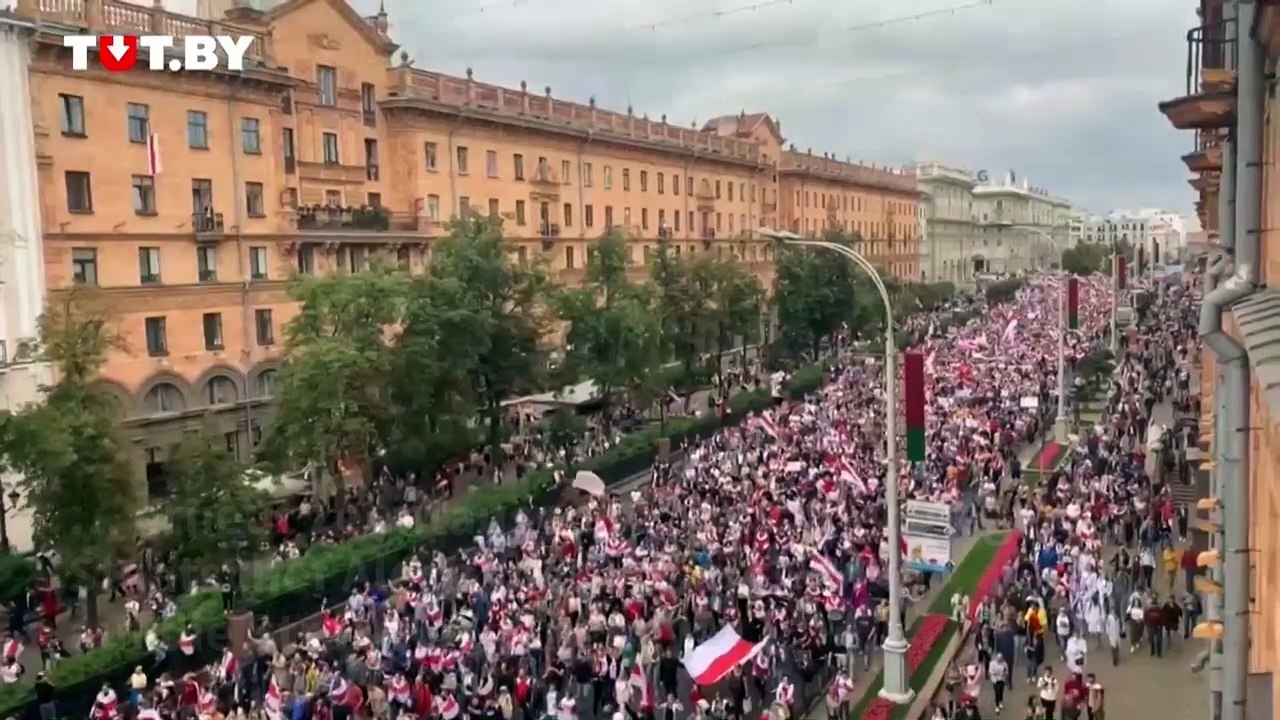 Wieder Massenproteste gegen Lukaschenko in Belarus