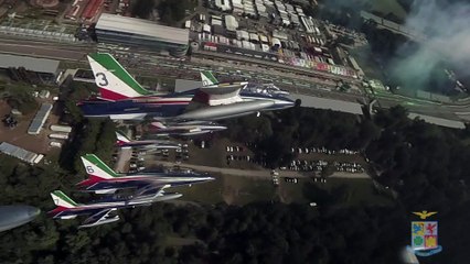 Frecce Tricolori: il sorvolo su Monza per il Gran Premio d'Italia