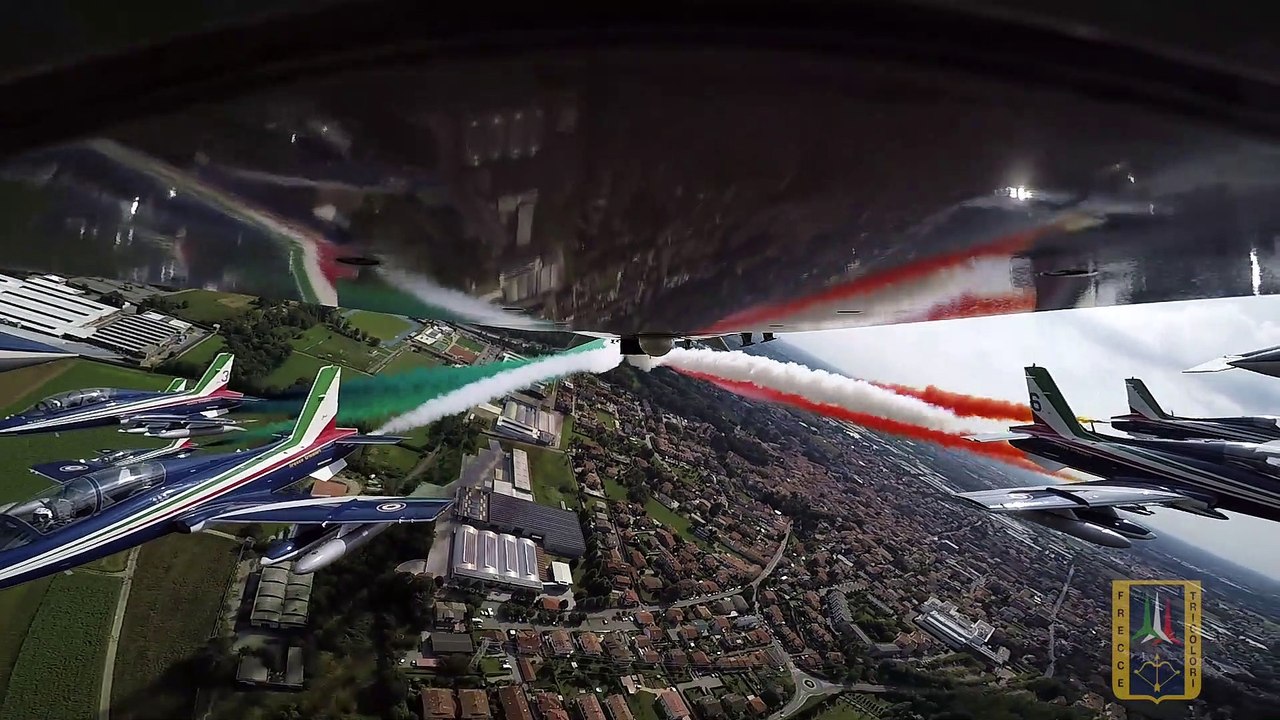 Gran Premio d'Italia: il sorvolo delle Frecce Tricolori