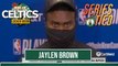 Jaylen Brown Interview Post Game 4 Celtics vs Raptors Shooting struggles