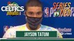 Jayson Tatum Interview Post Game 4 Celtics vs Raptors Series Tied