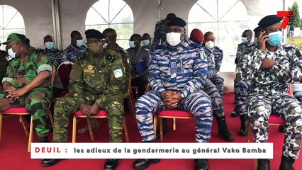 Deuil | Les adieux de la gendarmerie au général Vako Bamba