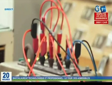 RTG / Les candidats admissibles au baccalauréat technologique et professionnelle session 2020 ont passé leurs épreuves pratiques du second tour au lycée technique Omar Bongo