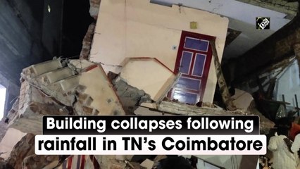 Building collapses following rainfall in Tamil Nadu’s Coimbatore