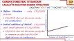 Conductometric titration of weak acid and strong base (weak acid vs strong base)