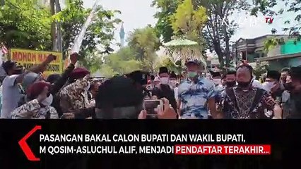 Pilkada, Dua Paslon Ini Mendaftar di KPU Gresik