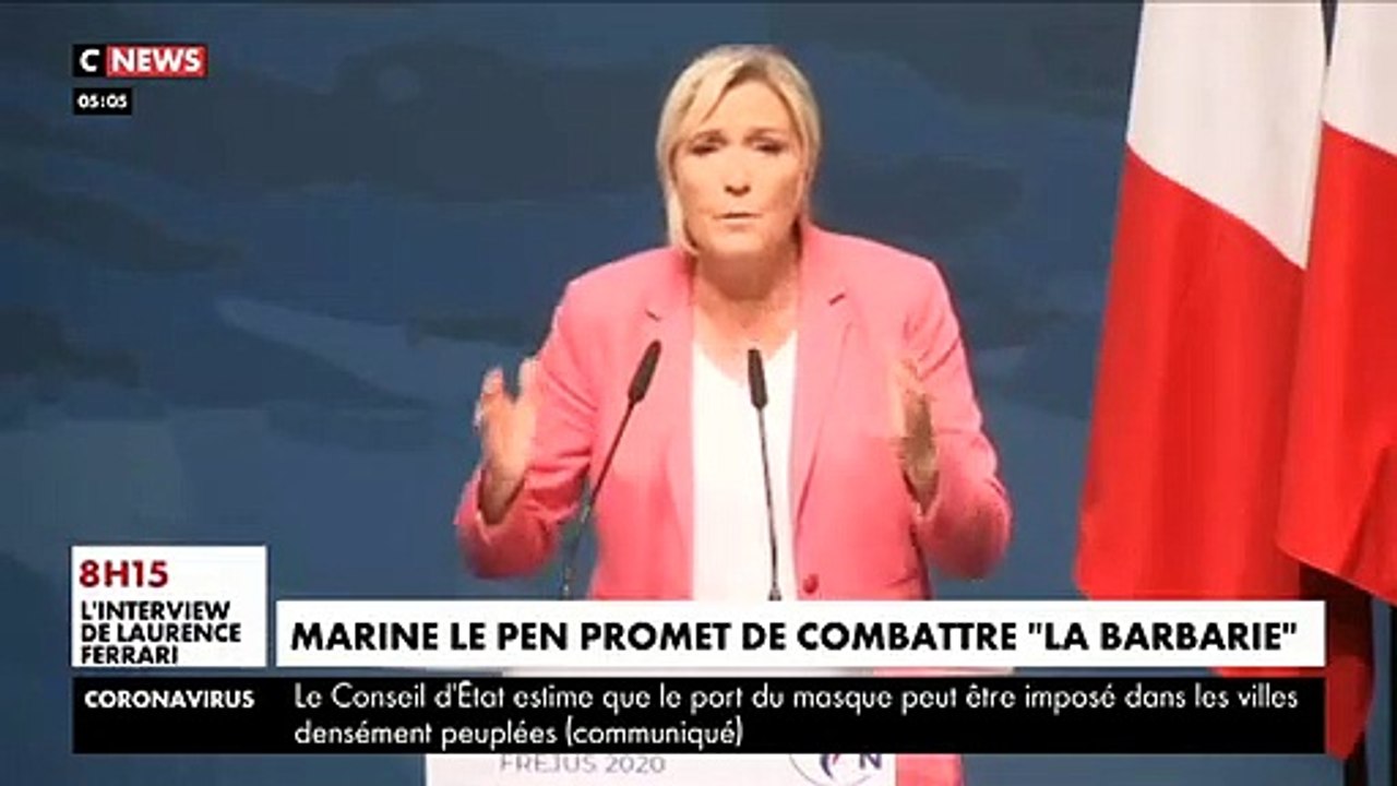 Marine Le Pen s'en prend violemment au Ministre de la justice Eric Dupont-Moretti qui lui répond en l'accusant de "mentir éhontément"
