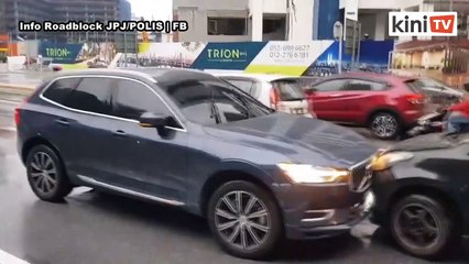 'Apa masalah kau?' - Pemandu Volvo pandu lawan arus melanggar Myvi