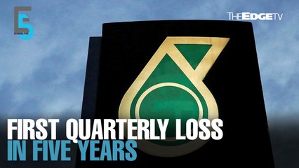 EVENING 5: Petronas posts first quarterly loss in five years