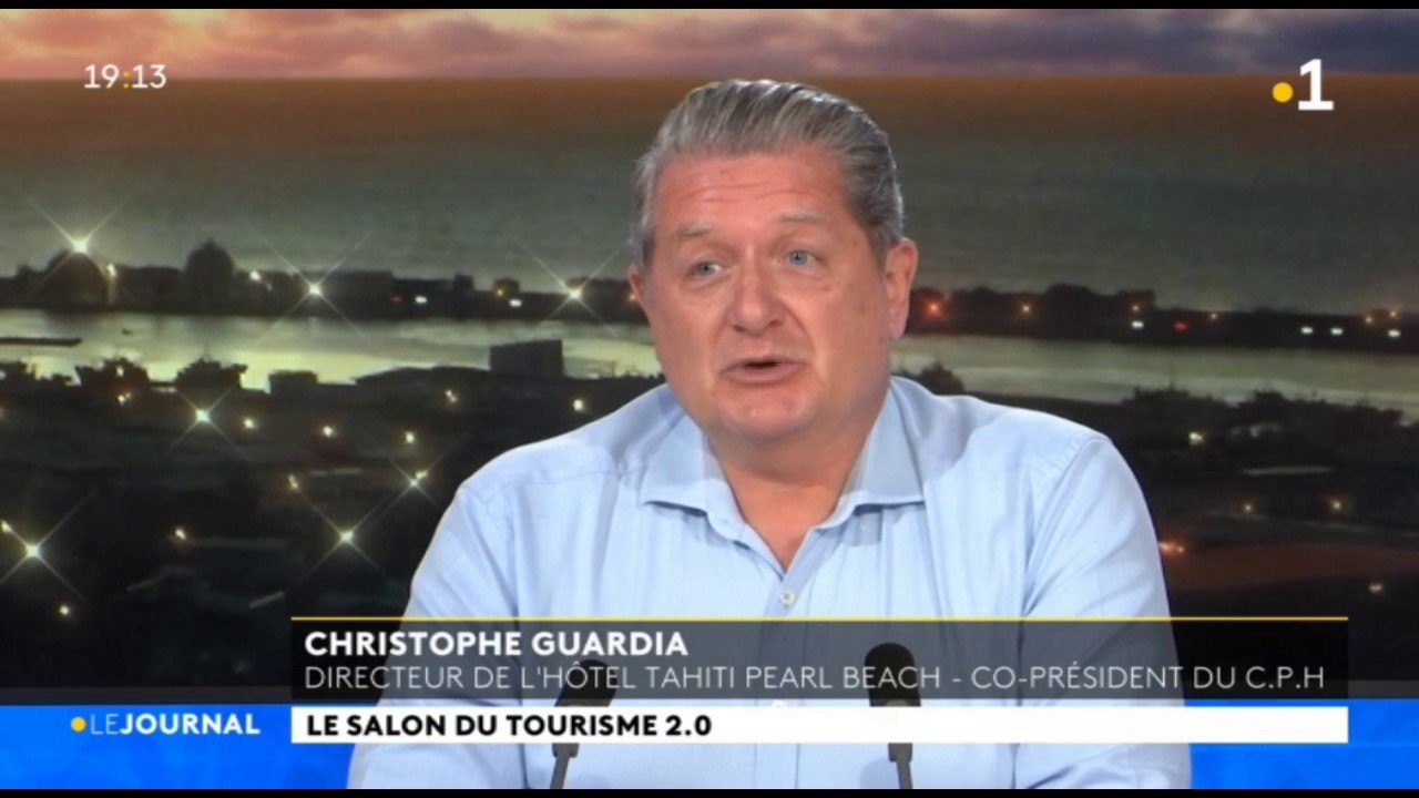 Invité du journal : christophe Guardia , directeur de l'hôtel Tahiti pearl Beach