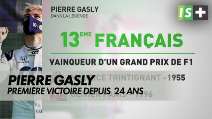 Gasly premier français depuis 24 ans