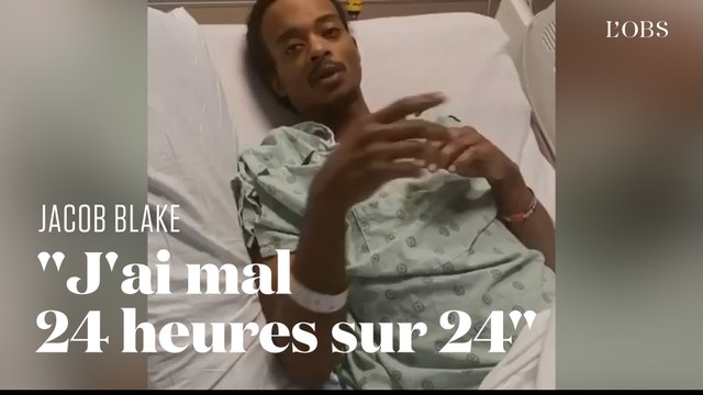 Jacob Blake, visé 7 fois dans le dos par des policiers, témoigne depuis son lit d'hôpital