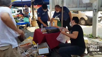 Yorgun mermiyle yaralandı, tezgahta satışa devam etti | Video