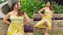 Hina Khan का Yellow Dress Look हुआ Viral,अलग अंदाज में आई नजर । Boldsky