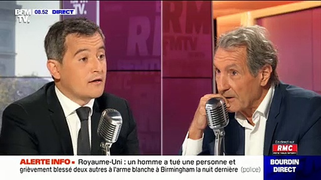 Le ministre Gérald Darmanin ce matin à Jean-Jacques Bourdin: "Mon deuxième prénom, c'est Moussa et mon grand-père était musulman" - VIDEO