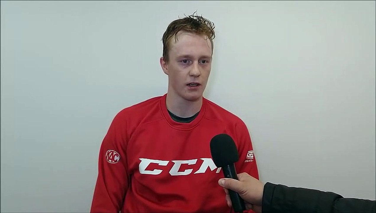 Michael Kernberger (DE) - EC KAC -  Post Game Comment (HK Olimpija Ljubljana)