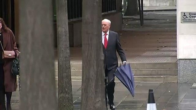 Sir John Saunders arrives for Manchester Arena Inquiry