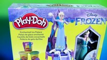 Play Doh Enchanted Ice Palace of Elsa Disney Frozen Play Doh Sparkle Castillo de Hielo Encantado