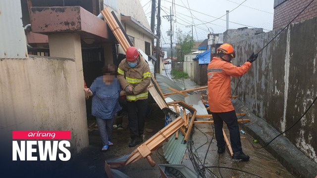 Typhoon Haishen approaching S. Korea's east coast