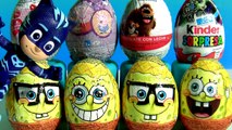 Surprise Eggs SpongeBob Kinder Monster High Halloween Peppa Pig Shimmer and Shine Funtoyscollector