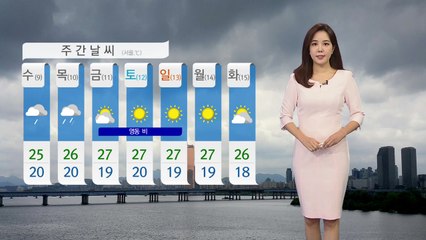 [날씨] 내일 중부 비 뒤 점차 갬...해안가 너울성 파도 유의 / YTN